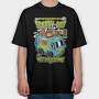 Scooby Doo Mystery Machine, Tricou Oversize Barbati (Unisex)