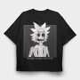 Rick and Morty 68, Tricou Oversize Barbati (Unisex)