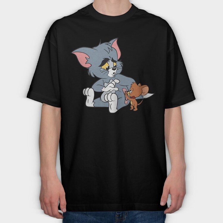 Tom and Jerry 22, Tricou Oversize Barbati (Unisex)