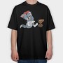 Tom and Jerry 23, Tricou Oversize Barbati (Unisex)