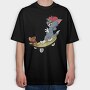 Tom and Jerry 24, Tricou Oversize Barbati (Unisex)