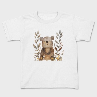 Bear Flower Friends, Tricou Copii
