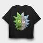 Rick and Morty 9, Tricou Oversize Barbati (Unisex)