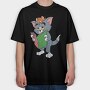 Tom and Jerry 25, Tricou Oversize Barbati (Unisex)