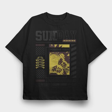 Sunday 1, Tricou Oversize Barbati (Unisex)