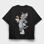 Tom and Jerry 3, Tricou Oversize Barbati (Unisex)