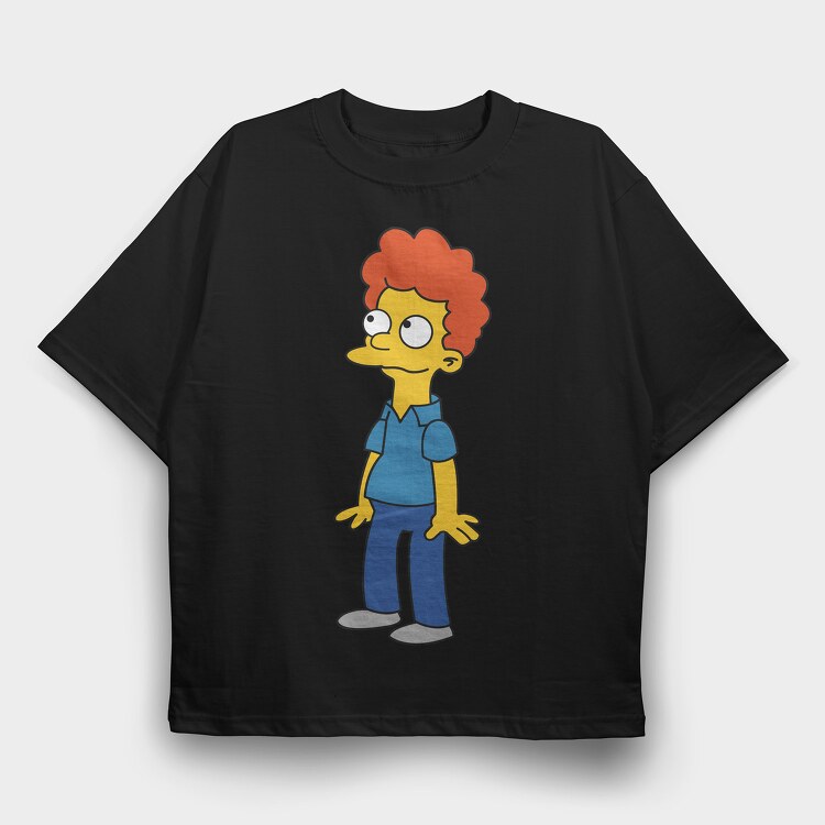 Rod Flanders, Tricou Oversize Barbati (Unisex)