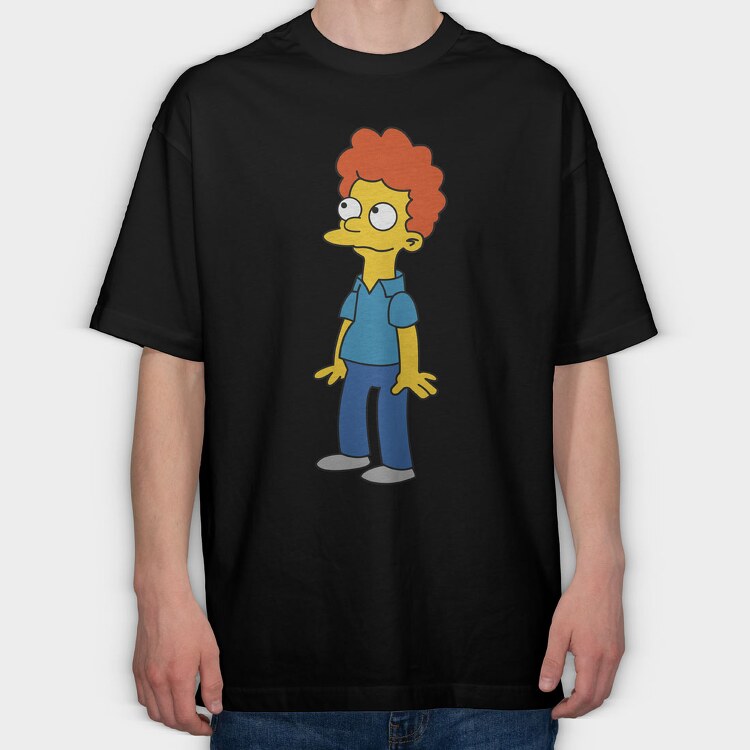 Rod Flanders, Tricou Oversize Barbati (Unisex)