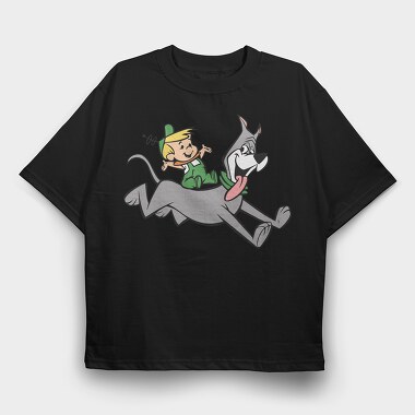 Cartoon Retro the Jetsons 2, Tricou Oversize Barbati (Unisex)