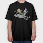 Cartoon Retro the Jetsons 2, Tricou Oversize Barbati (Unisex)