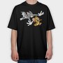 Tom and Jerry 4, Tricou Oversize Barbati (Unisex)