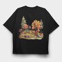 Autumn Leaves Dance, Tricou Oversize Barbati (Unisex)