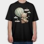Balloon Bear Meeo, Tricou Oversize Barbati (Unisex)