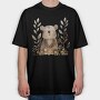 Bear Flower Friends, Tricou Oversize Barbati (Unisex)