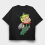 Cartoon Retro the Jetsons 6, Tricou Oversize Barbati (Unisex)