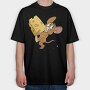 Tom and Jerry 9, Tricou Oversize Barbati (Unisex)