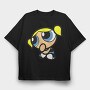 Cartoon Retro the Powerpuff Girls 3, Tricou Oversize Barbati (Unisex)