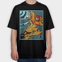 Samus Metroid Mini, Tricou Oversize Barbati (Unisex)