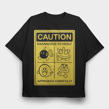 Super Mario 13, Tricou Oversize Barbati (Unisex)