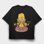 Homer Simpson, Tricou Oversize Barbati (Unisex)