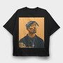 Tupac 3, Tricou Oversize Barbati (Unisex)