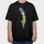 Cartoon Retro the Simpsons 2, Tricou Oversize Barbati (Unisex)