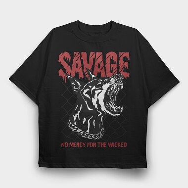 Savage 2, Tricou Oversize Barbati (Unisex)