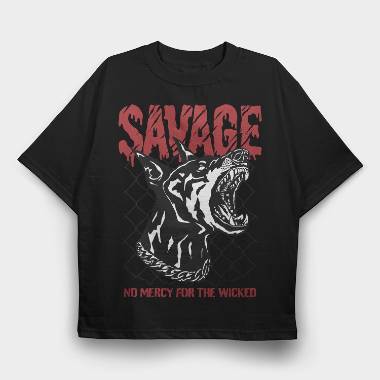 Savage 2, Tricou Oversize Barbati (Unisex)