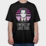 I Woke Up Like This Merlina, Tricou Oversize Barbati (Unisex)