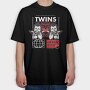 Twins 2, Tricou Oversize Barbati (Unisex)
