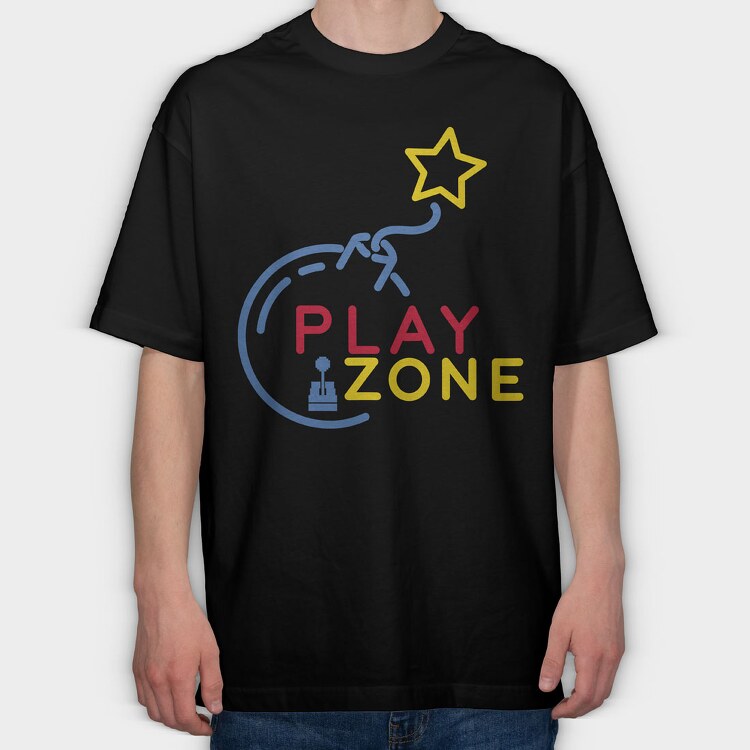 Pacman 36, Tricou Oversize Barbati (Unisex)