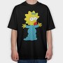 Cartoon Retro the Simpsons 3, Tricou Oversize Barbati (Unisex)