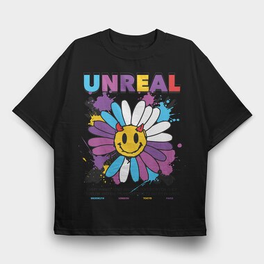 Unreal 2, Tricou Oversize Barbati (Unisex)