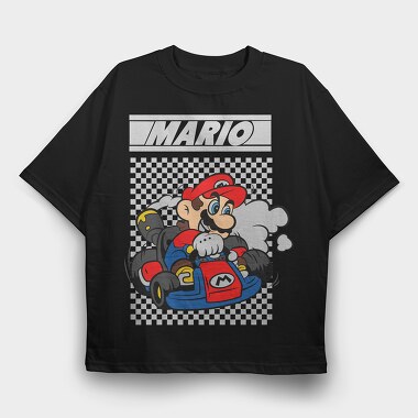Super Mario 2, Tricou Oversize Barbati (Unisex)