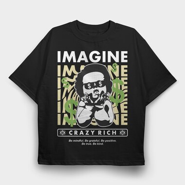 Imagine 2 2, Tricou Oversize Barbati (Unisex)