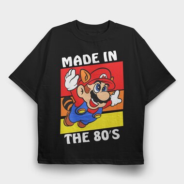 Super Mario 5, Tricou Oversize Barbati (Unisex)