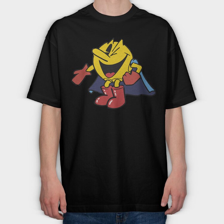 Pacman 8, Tricou Oversize Barbati (Unisex)