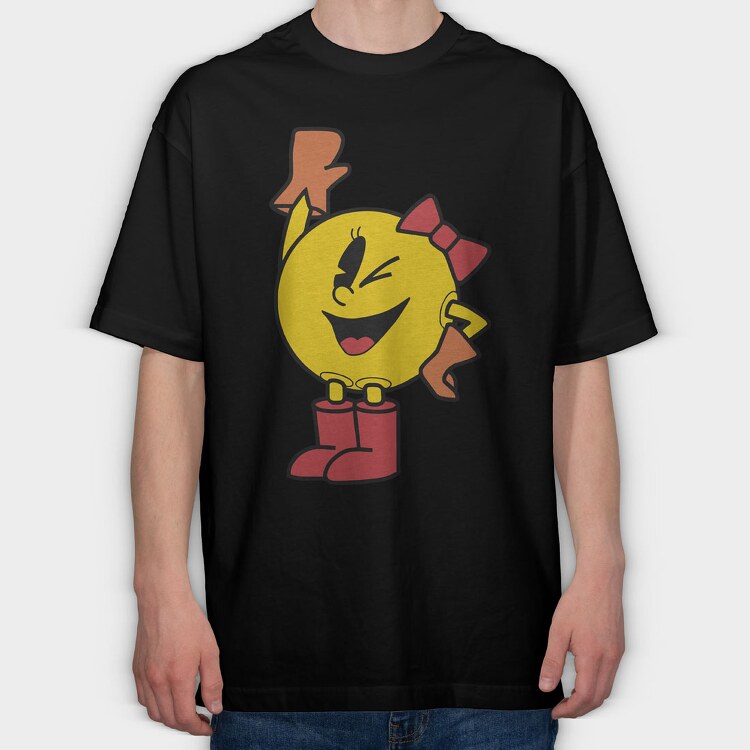 Pacman 9, Tricou Oversize Barbati (Unisex)