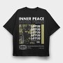 Inner Peace 2, Tricou Oversize Barbati (Unisex)