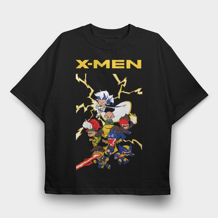 Video Game X Men, Tricou Oversize Barbati (Unisex)