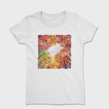 Autumn Leaves Forest, Tricou Femei