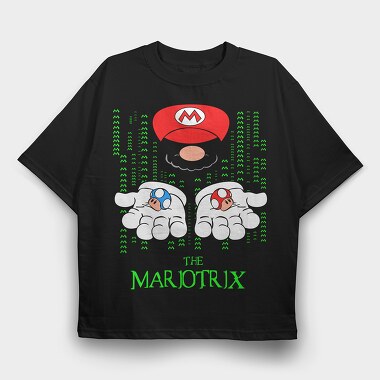 Super Mario 9, Tricou Oversize Barbati (Unisex)