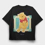Cartoon Retro Winnie the Pooh 4, Tricou Oversize Barbati (Unisex)