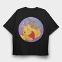 Cartoon Retro Winnie the Pooh 5, Tricou Oversize Barbati (Unisex)