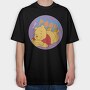 Cartoon Retro Winnie the Pooh 5, Tricou Oversize Barbati (Unisex)