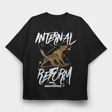 Internal Reform 1, Tricou Oversize Barbati (Unisex)