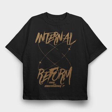 Internal Reform 2, Tricou Oversize Barbati (Unisex)