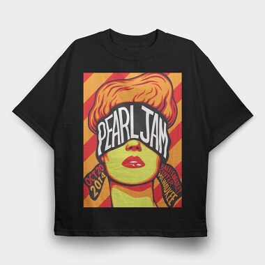 Pearls Jam, Tricou Oversize Barbati (Unisex)