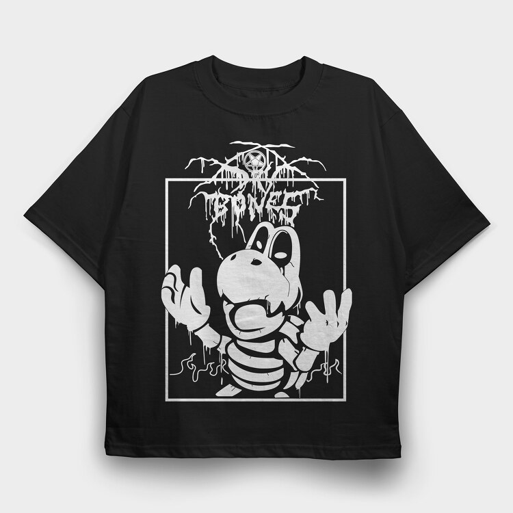 Super Mario And Friends, Tricou Oversize Barbati (Unisex)