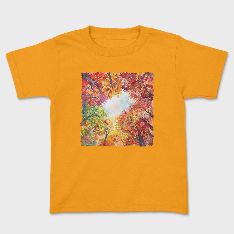 Autumn Leaves Forest, Tricou Copii